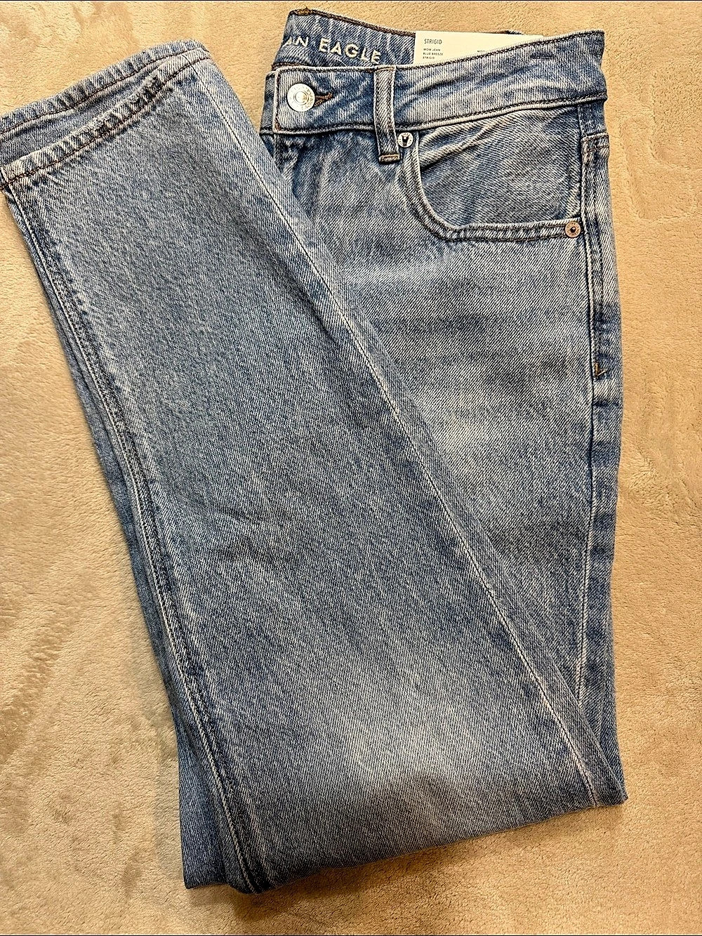 American Eagle Strigid Skinny Jeans Size 6 Blue